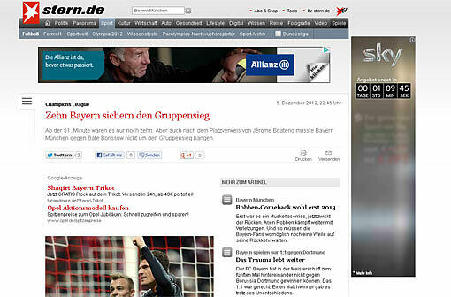 Bayern gegen Borissow: Klicken Sie hier durch die Pressestimmen