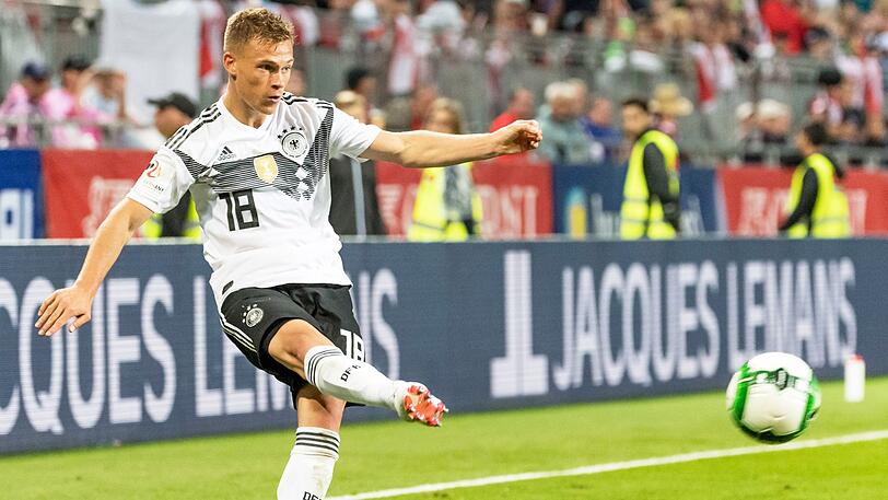 Als Rechtsverteidiger beim FC Bayern und in der DFB-Elf gesetzt: Joshua Kimmich.