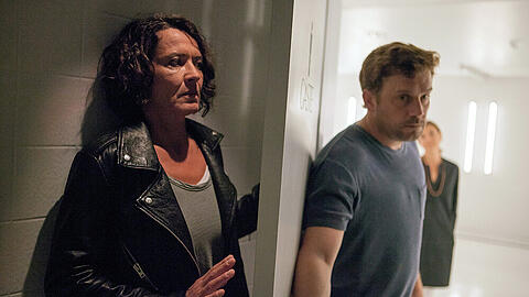 Ulrike Folkerts und Sebastian Bezzel im "Tatort: Maleficius"