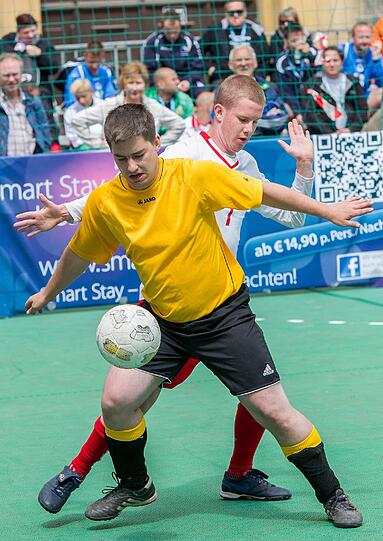 Bilder vom European-Homeless-Cup 2013 am Odeonsplatz.