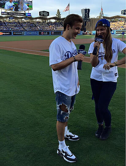 Mario Götze versuchte sich als Baseballspieler!