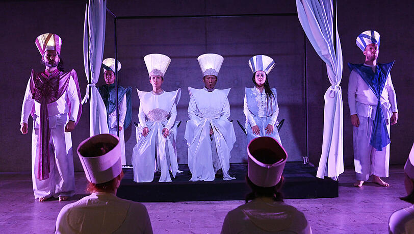 Philip Glass' Oper "Akhnaten" im Ägyptischen Museum. Philip Glass' Oper "Akhnaten" im Ägyptischen Museum.