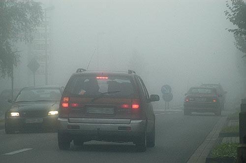 Auch Autofahrer müssen sich auf Nebel einstellen