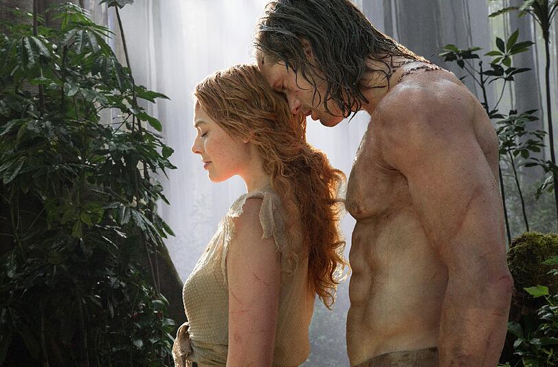 Zurück im Kongo, diesmal in humaner Mission: Alexander Skarsgaard als Tarzan mit seiner Jane (Margot Robbie).