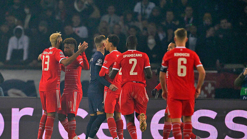 Der FC Bayern gewinnt gegen Paris Saint-Germain das Achtelfinal-Hinspiel mit 1:0.