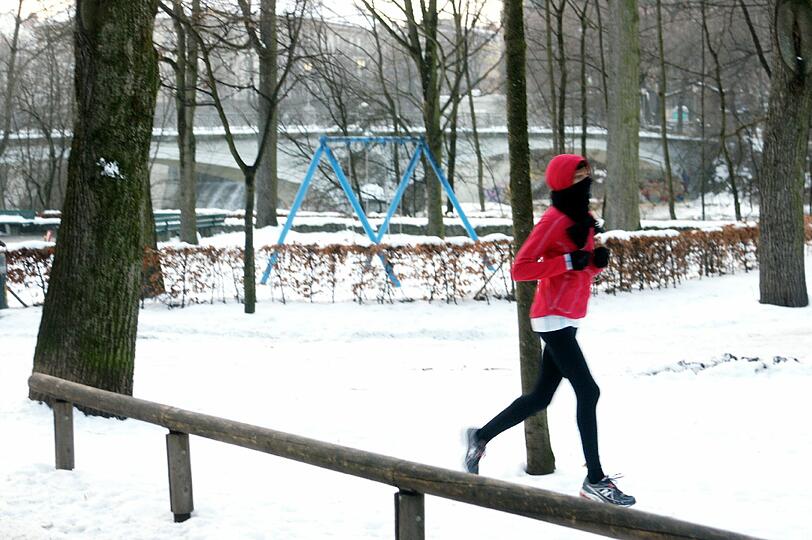 So schön ist die Landeshauptstadt im Winter.
