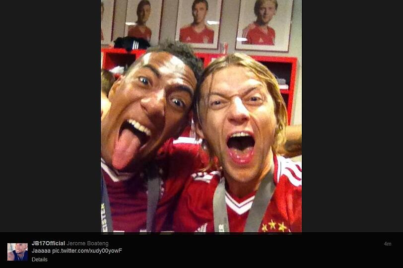 "Jaaaaa". Mehr gibt's für Jerome Boateng auf Twitter nicht zu sagen.