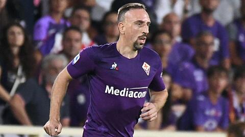 Franck Ribéry im Trikot des AC Florenz.
