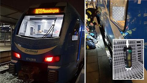 Am Bahnhof Pasing ist ein 16-Jähriger nach dem Konsum von Lachgas von einem Zug erfasst und schwer verletzt worden.