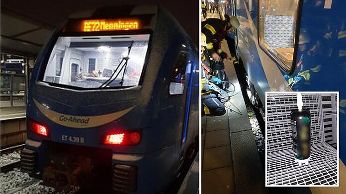 Am Bahnhof Pasing ist ein 16-Jähriger nach dem Konsum von Lachgas von einem Zug erfasst und schwer verletzt worden.