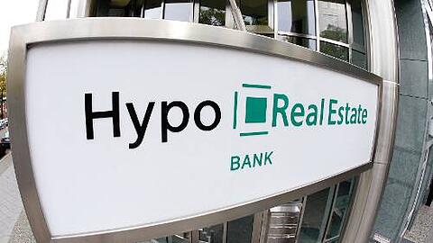 Filiale der Hypo Real Estate: Die Immobilienbank könnte bald verstaatlicht werden.
