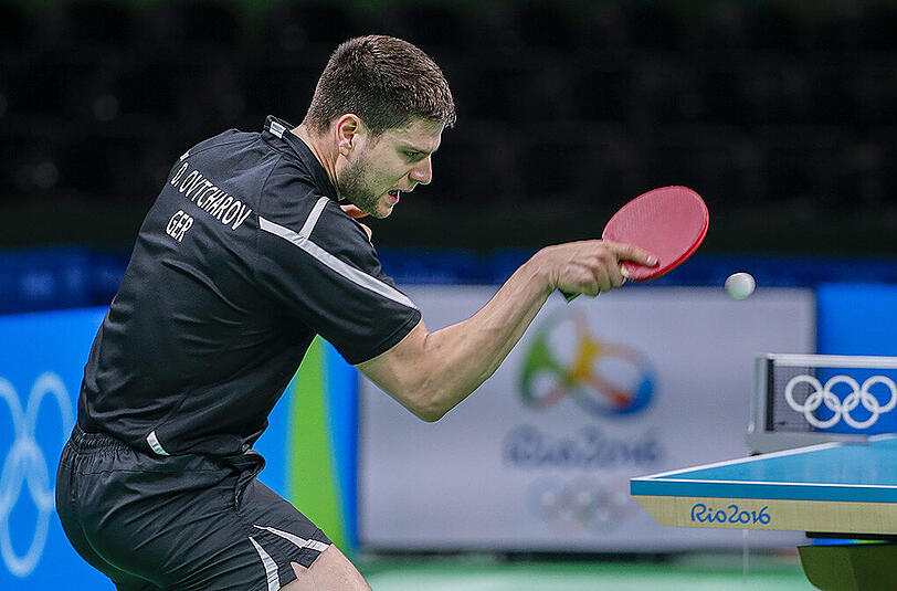 Steht im Tischtennis-Achtelfinale von Rio: Der Deutsche Dimitrij Ovtcharov.