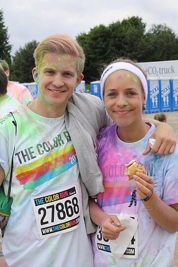 Bunter geht's nicht: Der Color Run in München. Die Bilder.