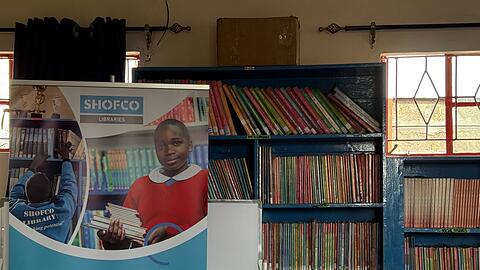 Die Shofco-B&uuml;cherei in Kibera. (Archivbild)