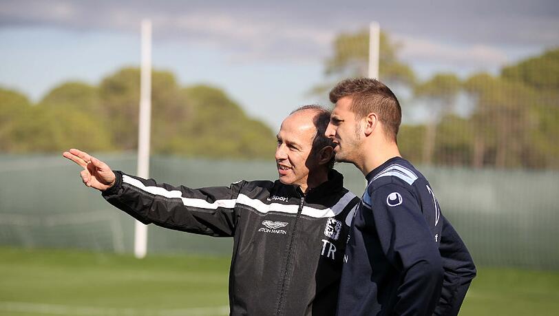 Reiner Maurer mit Guillermo Vallori. Reiner Maurer mit Guillermo Vallori.
