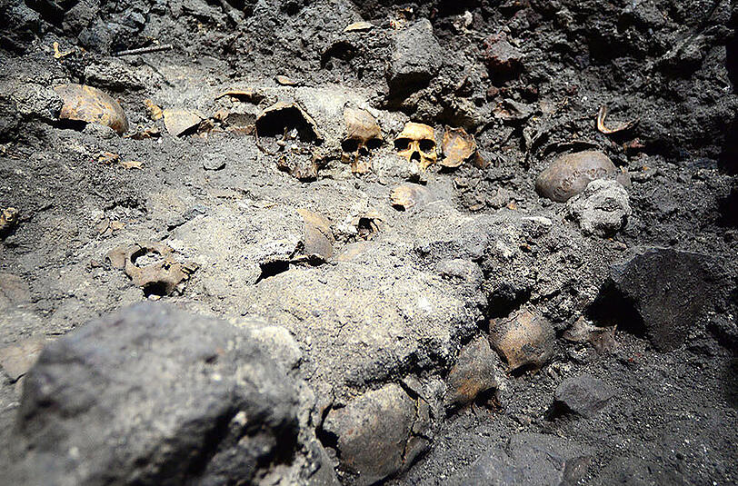 Grausiger Fund: Das könnte die wichtigste Kultstätte der Hauptstadt Tenochtitlan gewesen sein.
