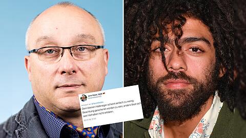 AfD-Politiker Jens Maier äußert sich rassistisch über Noah Becker, Sohn von Boris Becker.