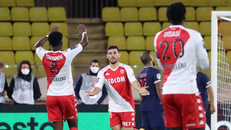Kevin Volland (M.) war für Monaco der Matchwinner.