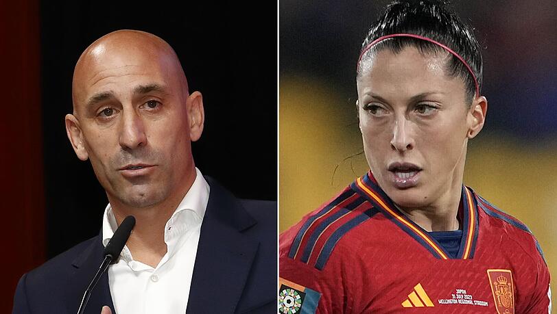 Luis Rubiales hatte Jennifer Hermoso nach dem WM-Sieg auf den Mund geküsst.