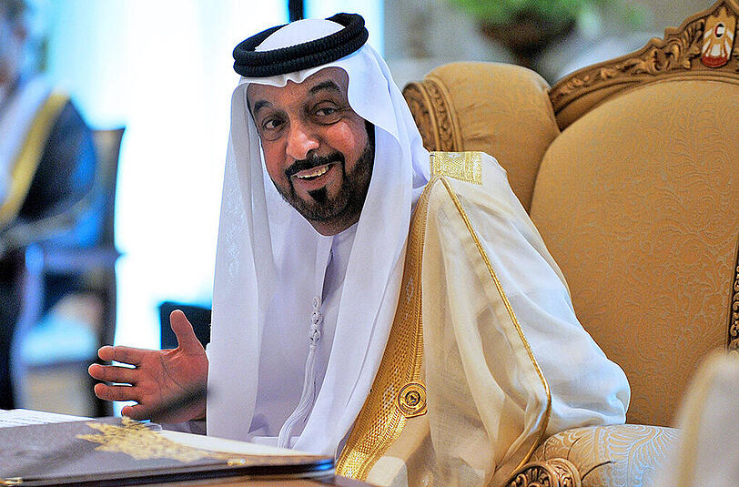 Scheich Khalifa bin Zayed al-Nahyan, Emir und Premierminister des Emirates Abu Dhabi
