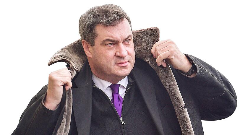 Er werde sich "zerreißen fürs Land", sagt Markus Söder.