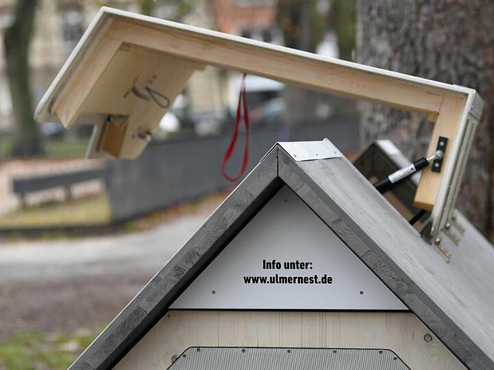 Im Test: Das "Ulmer Nest", ein Erfrierungsschutz für Obdachlose im Winter.