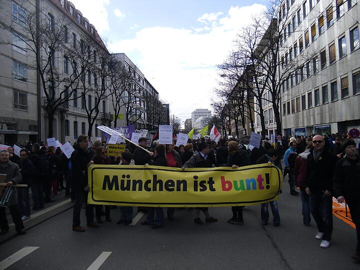 Demo gegen Nazi-Terror in München - die Bilder