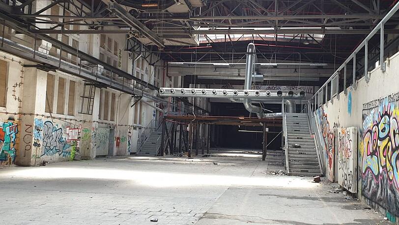Die Jutierhalle in der Dachauer Straße: Hier fand am Samstag eine Privatparty statt.