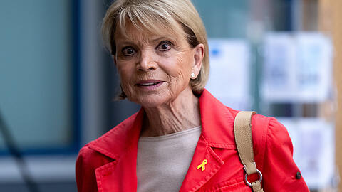 Uschi Glas bei der Vorstellung der Initiative "Nein! Kein Platz für Antisemitismus".