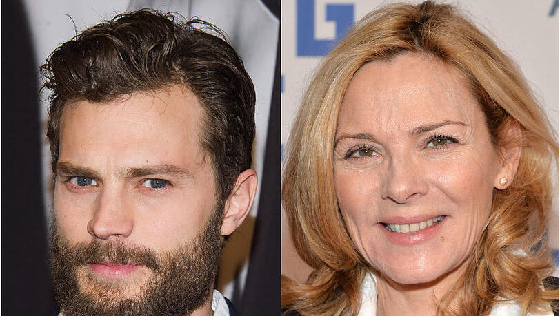 Kim Cattrall fidet Jamie Dornan nicht männlich genug Kim Cattrall fidet Jamie Dornan nicht männlich genug
