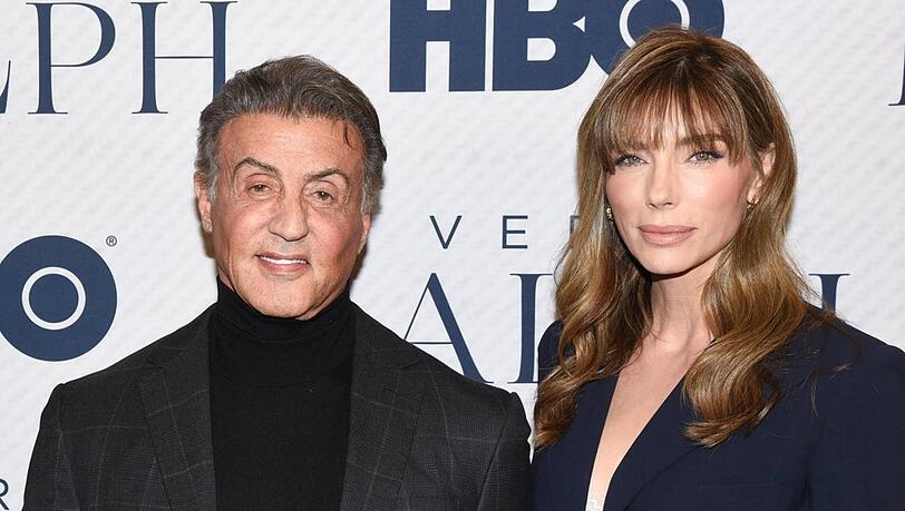 Sylvester Stallone und seine Frau Jennifer bei einer Filmpremiere 2019.