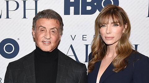 Sylvester Stallone und seine Frau Jennifer bei einer Filmpremiere 2019.