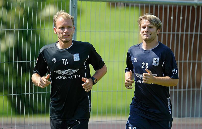 Die Bilder vom ersten Training der Löwen in Oberstaufen.