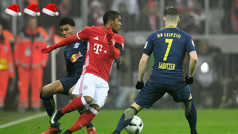 Douglas Costa - drei Mützen: Lange am Oberschenkel verletzt, zeigte der Brasilianer erst zum Ende des Jahres sein zweifellos vorhandenes Raketenniveau. Die Bayern brauchen einen konstant guten Costa im kommenden Jahr.