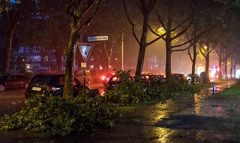Die Bilder vom Unwetter-Chaos in Norddeutschland.