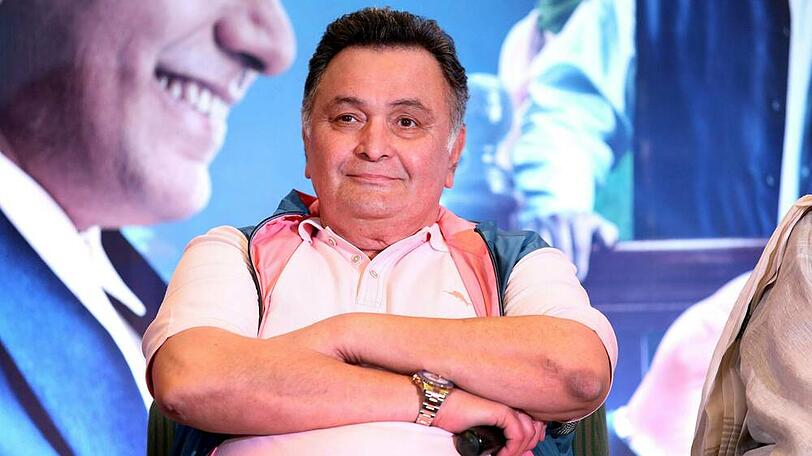 Rishi Kapoor bei der Promotour für seinen Film "Mulk" 2018