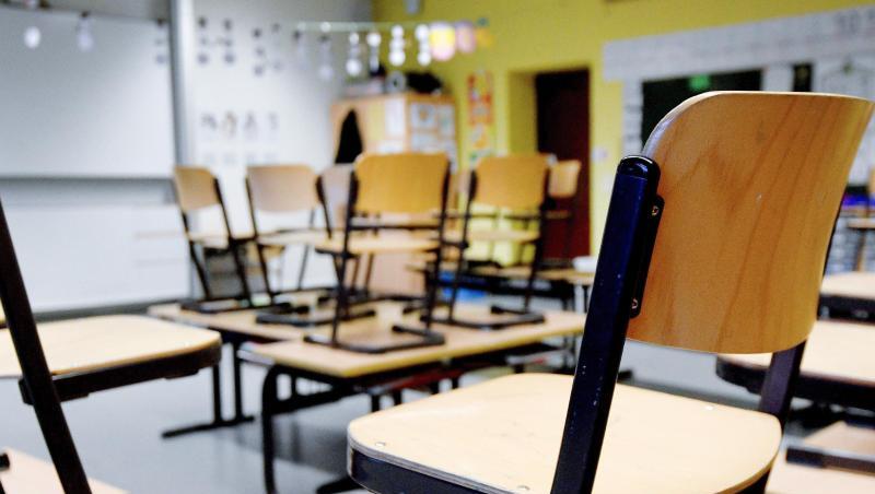 Leerer Klassenraum in einer Grundschule. Leerer Klassenraum in einer Grundschule.