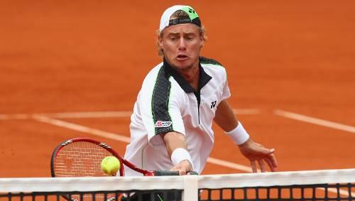 Mit viel Engagement am Aumeister: Lleyton Hewitt. Mit viel Engagement am Aumeister: Lleyton Hewitt.