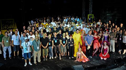 Das Ensemble des Gärtnerplatztheaters in Istanbul.