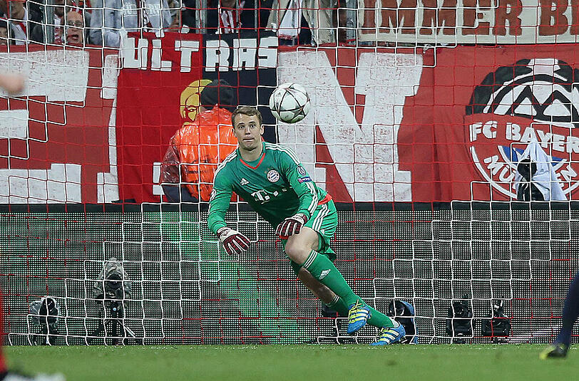 Manuel Neuer: Note 3. Manuel Neuer, Note 3: Sicher bei Gabis Distanzschuss (15.). Verlebte sonst einen ruhigen Abend - bis, ja bis Griezmann eiskalt zuschlug  
(53.).