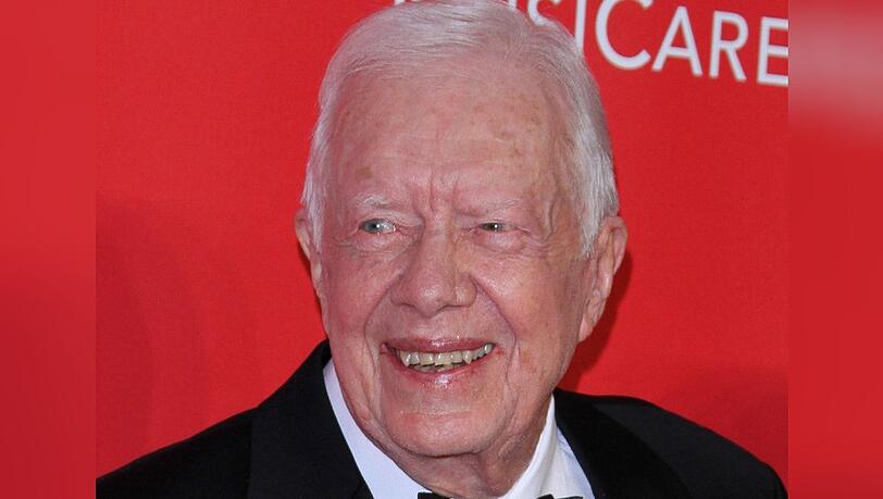 Jimmy Carter 1977 bis 1981 Präsident der Vereinigten Staaten von Amerika.