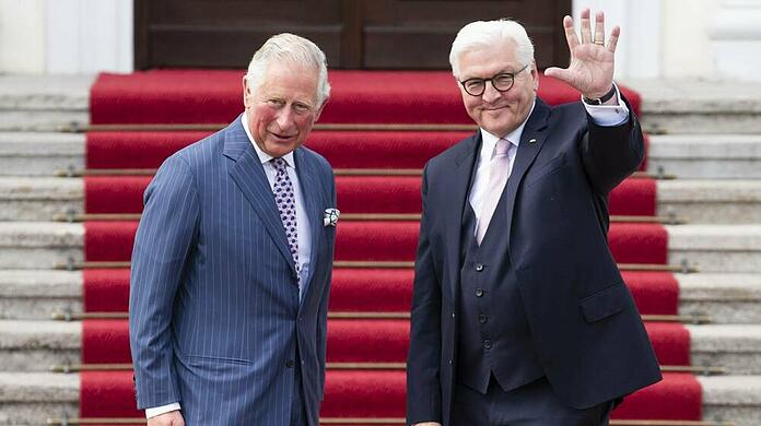 Frank-Walter Steinmeier und Prinz Charles im Jahr 2019
