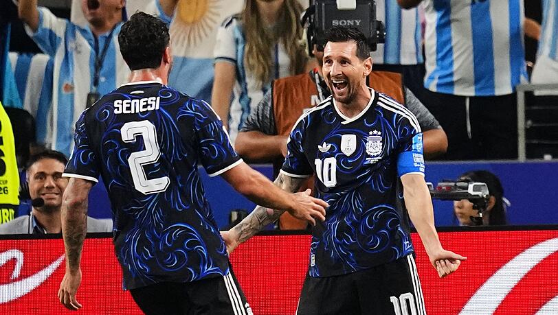 Messi jubelt &uuml;ber WM-Tor 19 f&uuml;r ihn