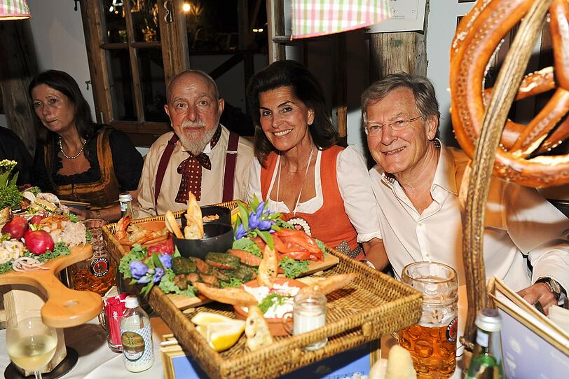 Markus Lüpertz, Dr. jur. Helmut Röschinger und Dr. Eva Müller