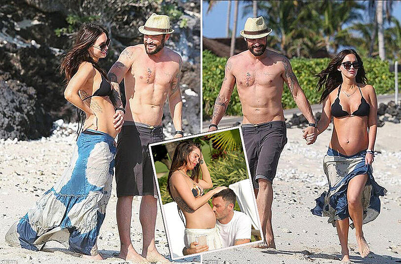 Was braucht man mehr zum perfekten Glück: Megan Fox und ihr Mann Brian Austin Green freuen sich sichtlich auf ihr drittes Kind.