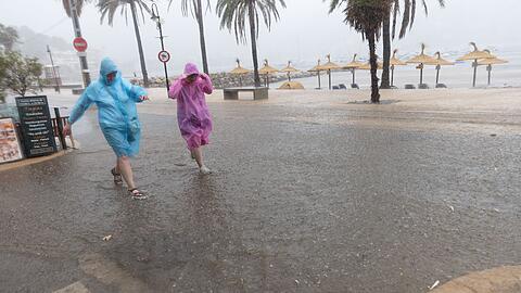 &Ouml;rtlich fielen bis zu 47 Liter Regen pro Quadratmeter.