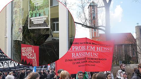 Der Stachus ist voll &mdash; und die Protestkundgebung gegen Rechts ein Erfolg. Doch in der Nacht nach der Demo ...
