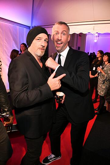 Torsten Straeter mit Sebastian Pufpaff