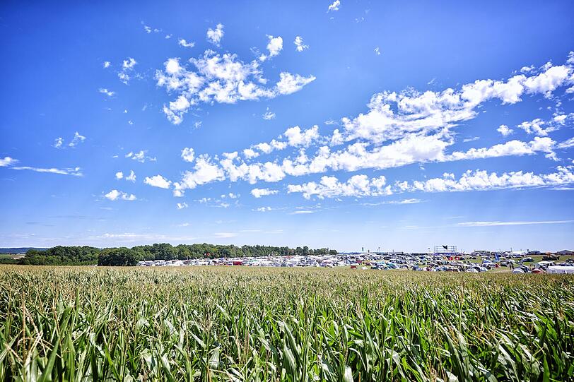 Ein Idyll: Der Campground in Rothenburg ob der Tauber. Ein Idyll: Der Campground in Rothenburg ob der Tauber.