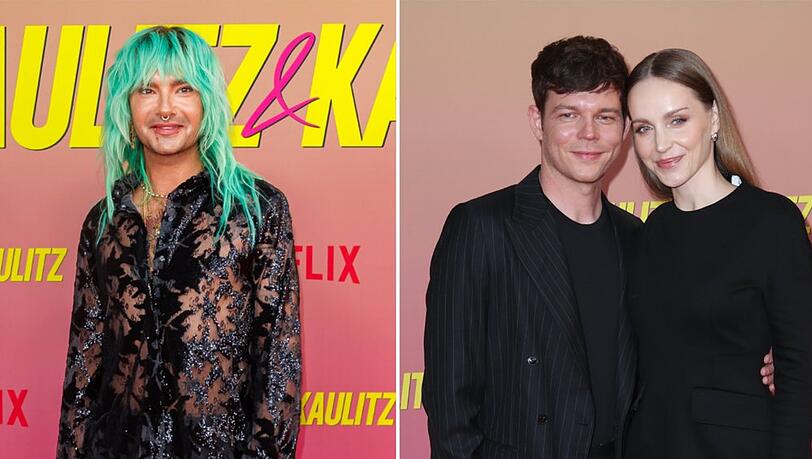 Die Party geht weiter: Bill Kaulitz (l.) feiert den Junggesellinnenabschied von Susanne Knispel - der Verlobten seines Bandkollegen Georg Listing.